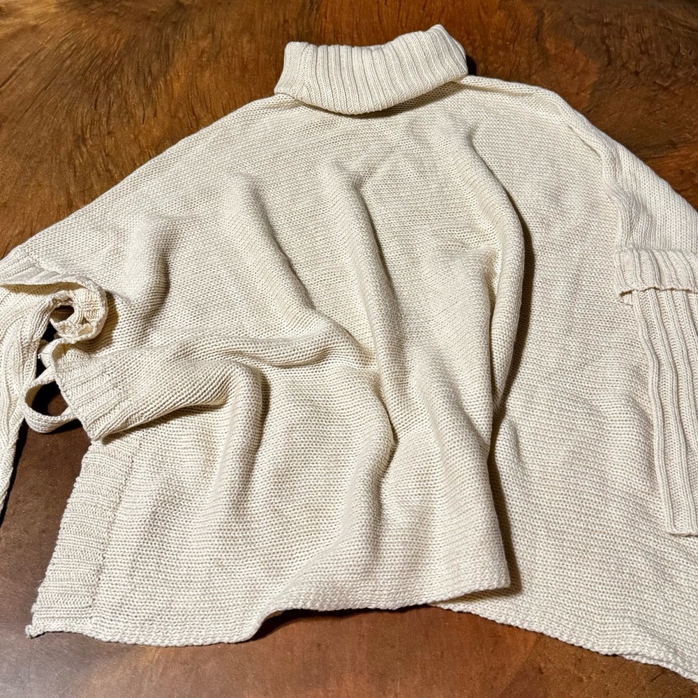 RD Style Cream Cowl‎ Neck Sweater